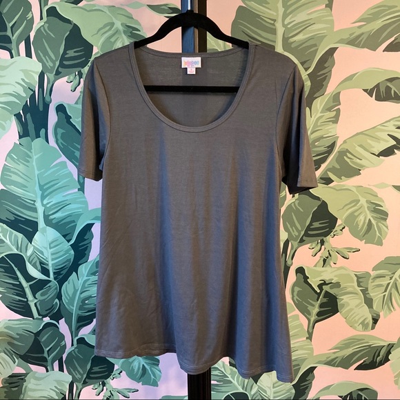 LuLaRoe Small Dark Grey Perfect T NWOT - Picture 1 of 8